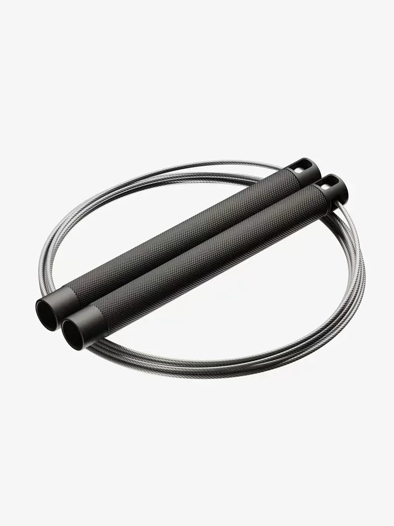 Dual Bearing Speed Jump Rope – CrossFit & HIIT Skipping Speed Jump Rope HIP black