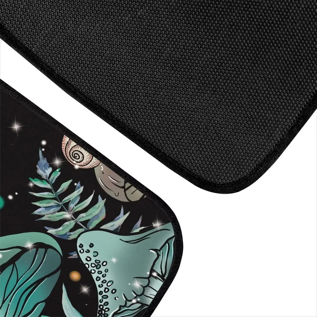 Mushroom Snail Teal Car Floor Mats – 4-Piece Non-Slip Set Car Floor Mat Set HIP