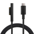 USB-C PD Fast Charging Cable 15V 3A for Microsoft Surface USB-C Charging Cable HIP Black Braid 1.8M