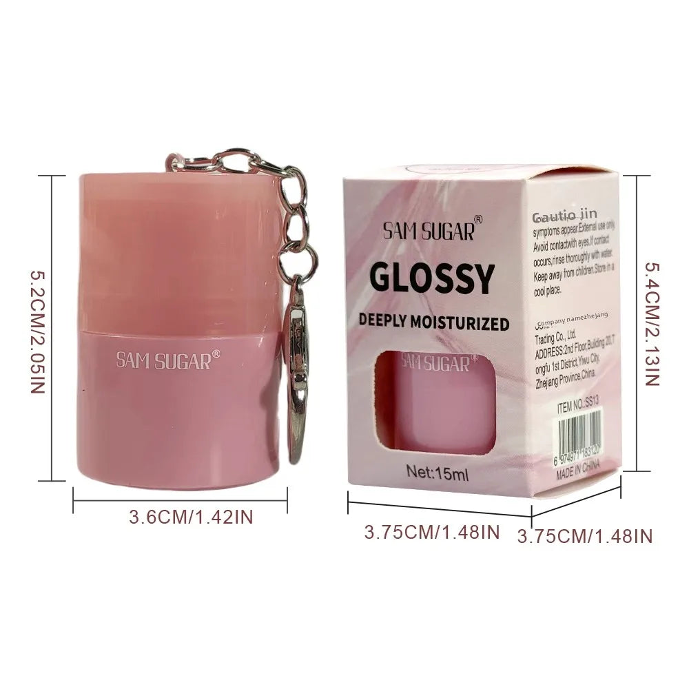 SAM SUGAR Rotating Honey Glaze Lip Gloss – Waterproof & Hydrating Lip Gloss HIP