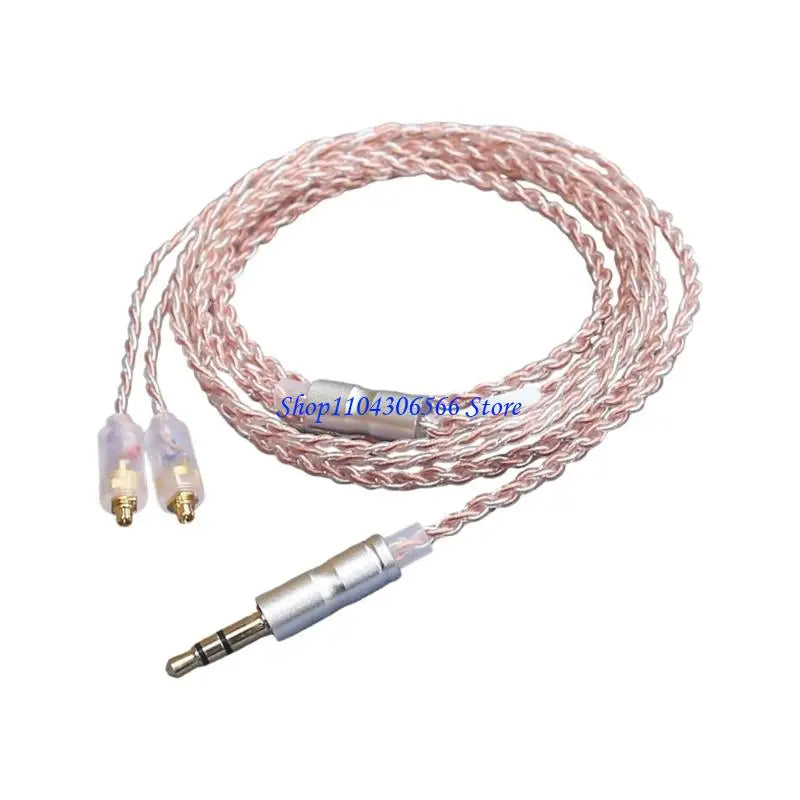 3.5mm to MMCX Headphone Cable 120cm – Silver Plated Copper Headphone Cable HIP