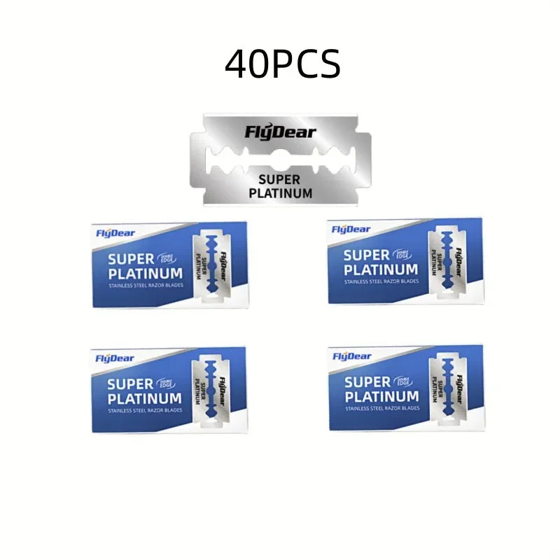 Double Edge Safety Razor Blades – Stainless Steel DE Blades Safety Razor Blades HIP C579-40pcs