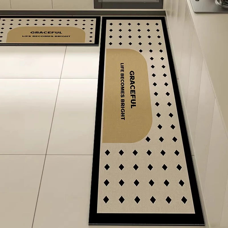 Waterproof Non-Slip PVC Kitchen Floor Mat – Oil-Resistant Rug Kitchen Floor Mat HIP