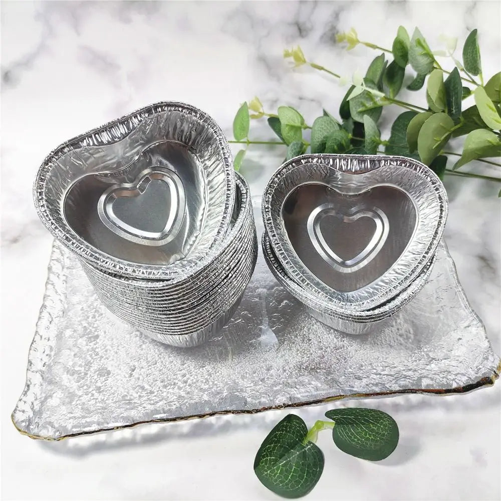 50-Pack Foil Cupcake Liners – Non-Stick Muffin Baking Cups Cupcake Baking Liners HIP