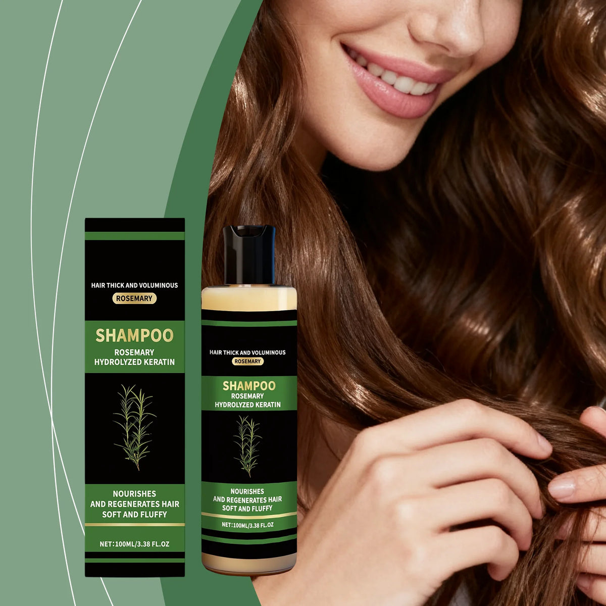 Keratin & Rosemary Oil Moisturizing Shampoo – Volumizing Moisturizing Shampoo HIP