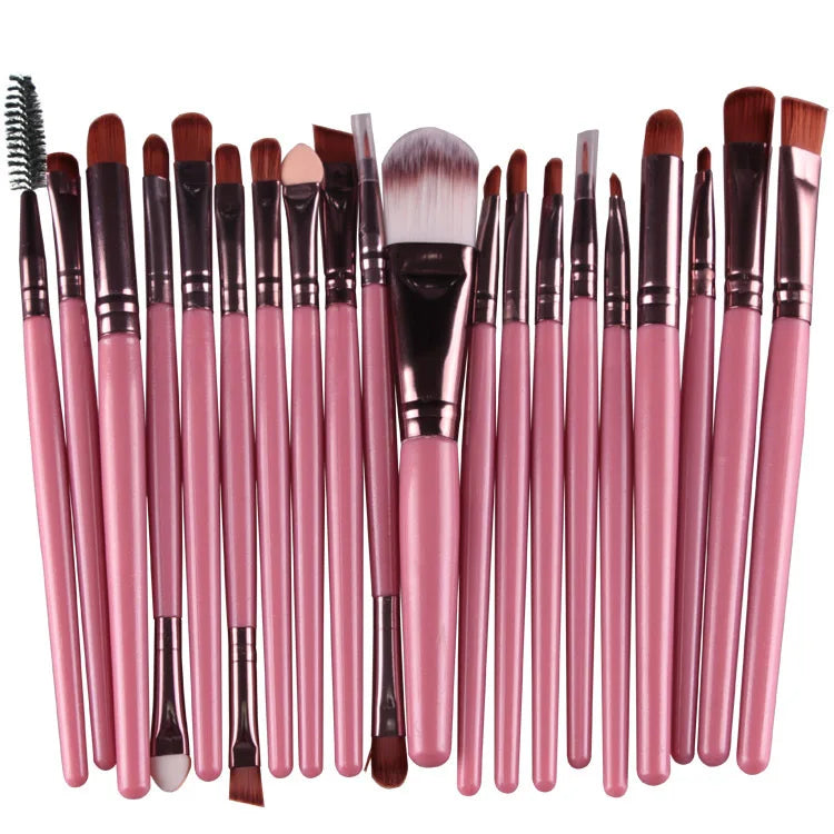 RUZOFO 20-Piece Double-Ended Makeup Brush Set | HIP Makeup Brush Set HIP C805-pink 20pcs