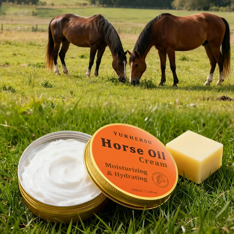 Horse Oil Moisturizing Cream – Daily Body Hydrating Balm Body Moisturizing Cream HIP