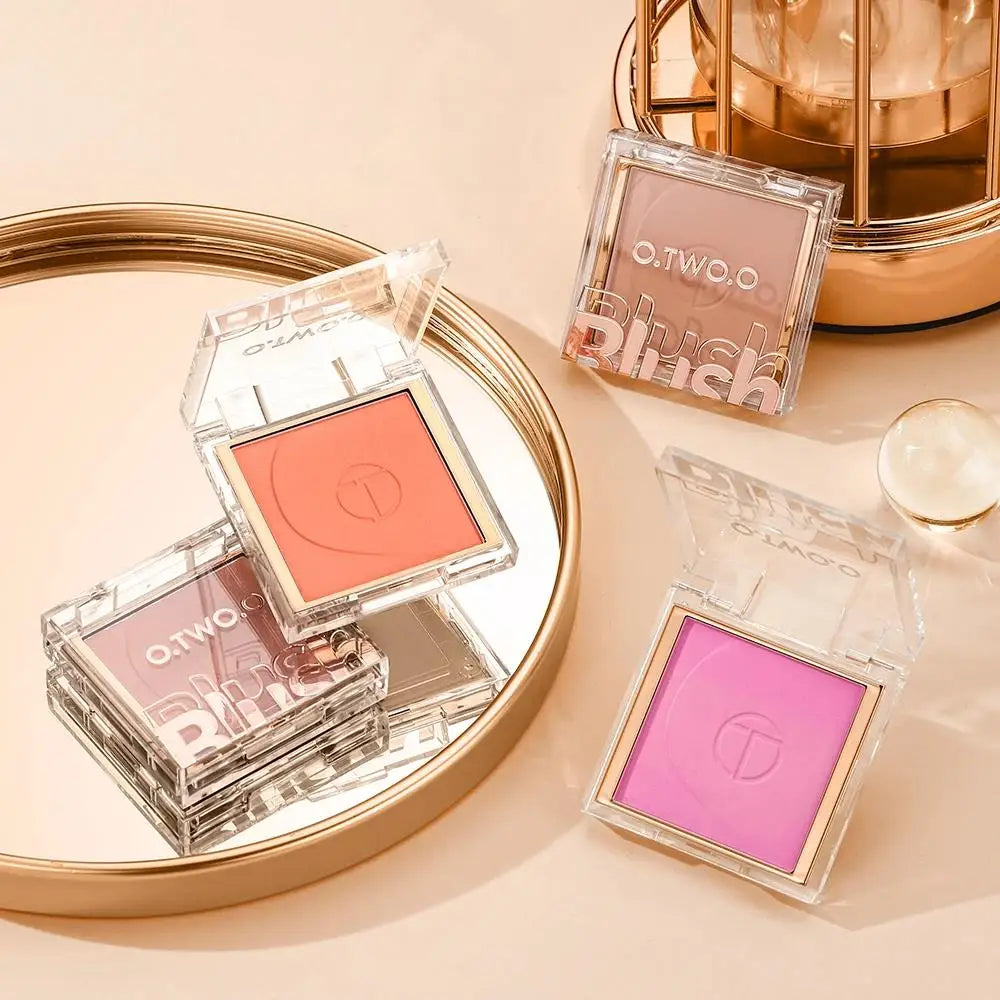 O.TWO.O 6-Color Mineral Blush Palette – Matte & Satin Mineral Blush Palette HIP
