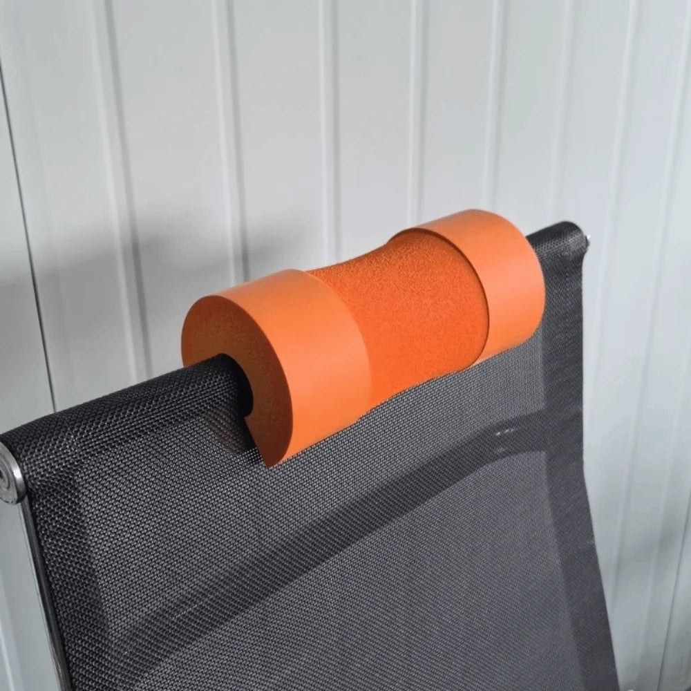 Memory Foam Office Chair Headrest – Ergonomic Neck Support Chair Neck Pillow HIP Orange