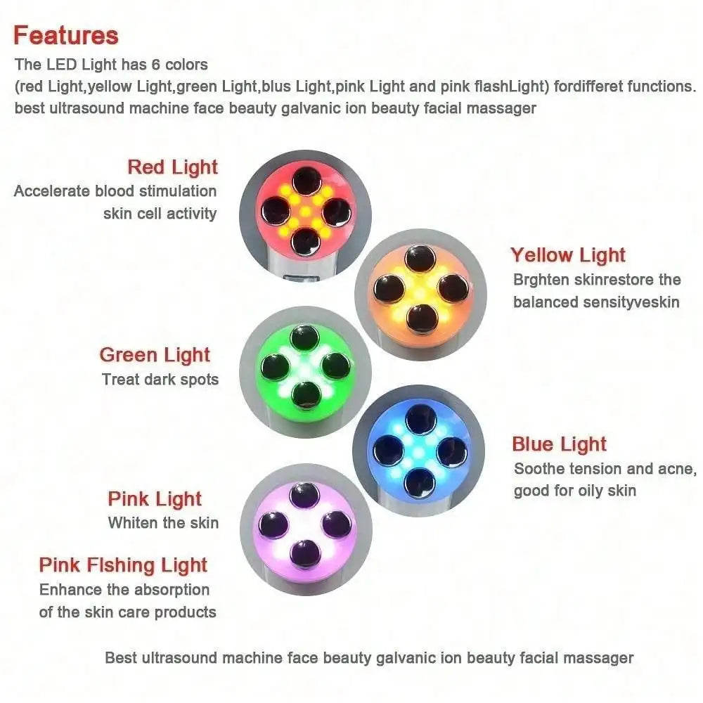 Mini LED Photon Skin Rejuvenation Wand | USB Rechargeable LED Skin Care Wand HIP