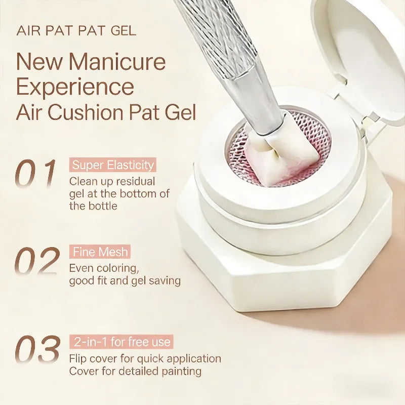 1Pc 39 Colors Nail Air Cushion Patting Gel High Saturation Long-Lasting Solid Color Gradient Shading For DIY Nail Salon ﻿Tools HIP