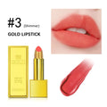 Glitter Sexy Lipstick Shimmer Gold Lipstick Long Lasting Waterproof Cosmetic Gold Brick Tube Valentine's Day Gift For Woman HIP color 3