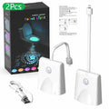 7-Color Motion Sensor Toilet Night Light & Star Projector LED Toilet Night Light HIP 2Pcs