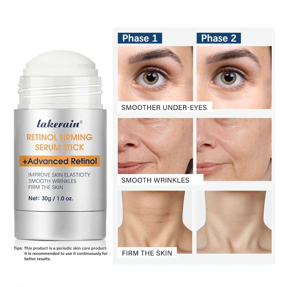 Retinol Firming Serum Stick with Antioxidants Tighten Firm Wrinkles and Laugh Lines Anti-Aging Moisturizers Eye Neck Skincare HIP 1pc