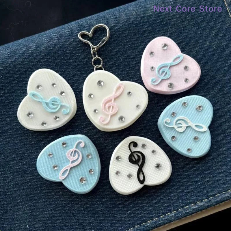 Y2K Heart Earphone Storage Bag & Keychain – Musical Note Earphone Storage Bag HIP