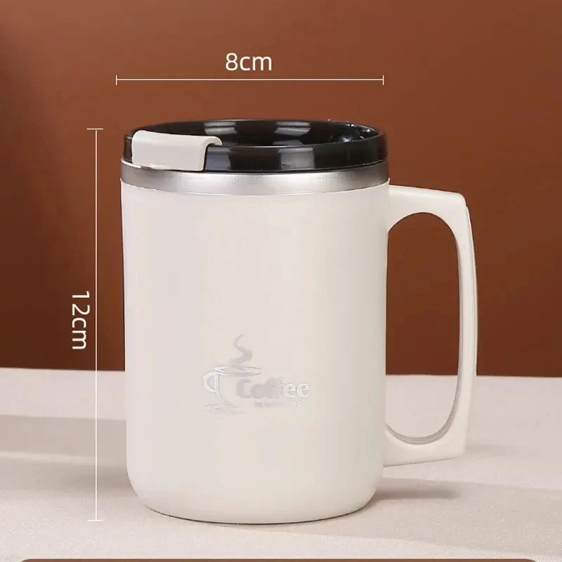 480ml Stainless Steel Double Wall Thermal Coffee Mug | BPA-Free Thermal Insulated Mug HIP