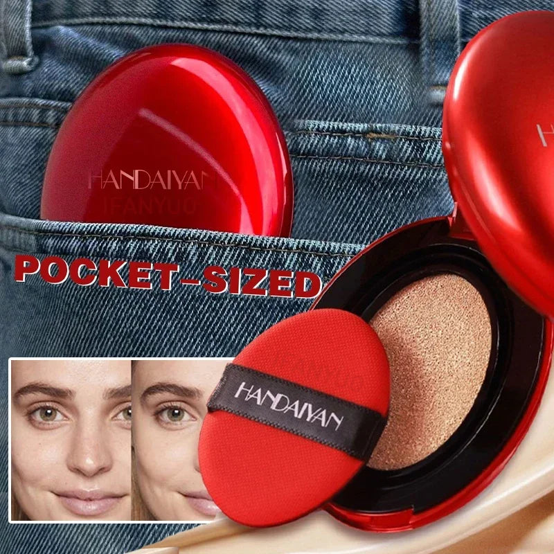 Air Cushion Foundation Light Natural Moisturizing Concealer Whitening Oil-control Women Base Long-lasting Makeup Korean Cosmetic HIP