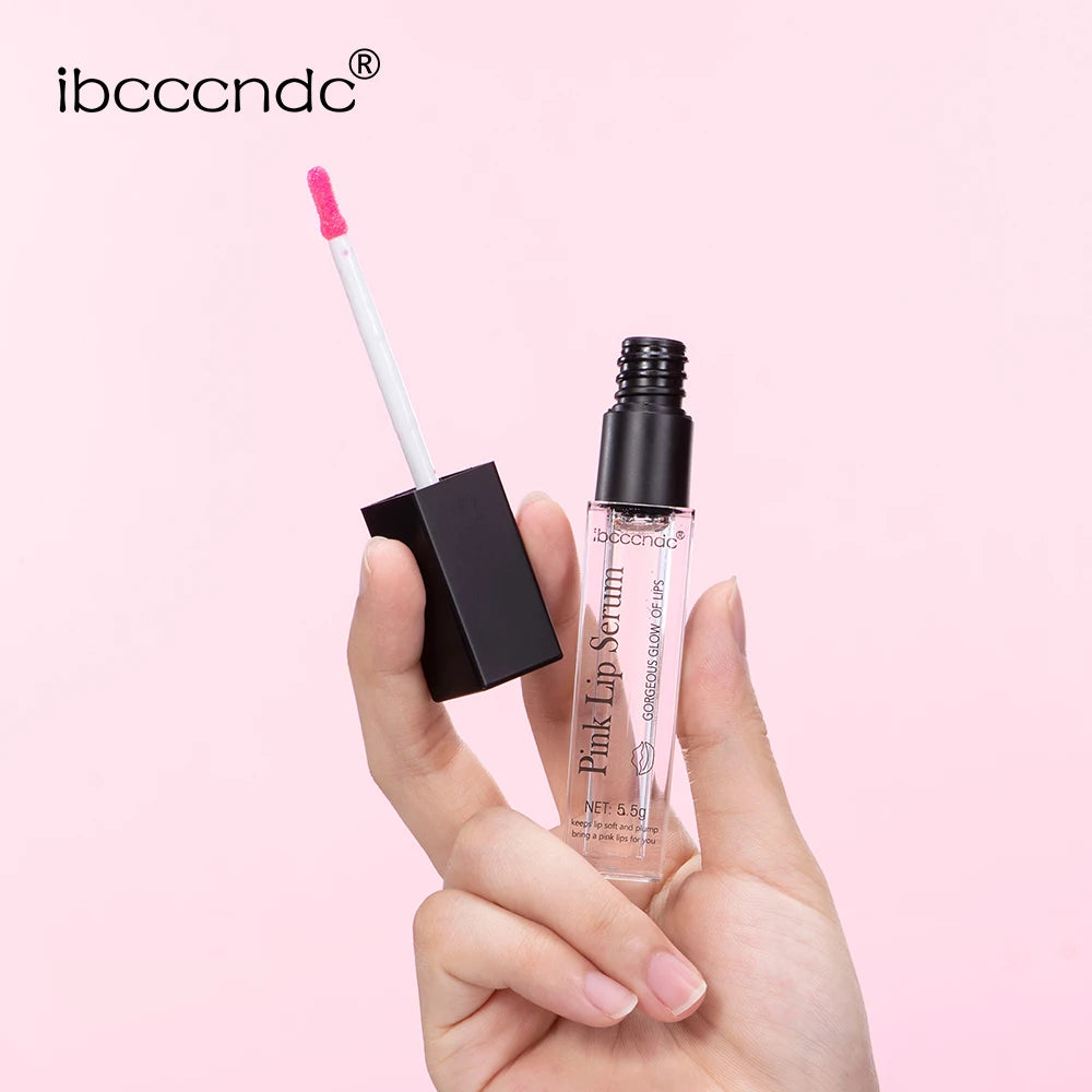 Pink Lip Serum Moisturizing Fresh Effective Reduce Pigmentation Exfoliating Plumper Sexy Care Cosmetics HIP