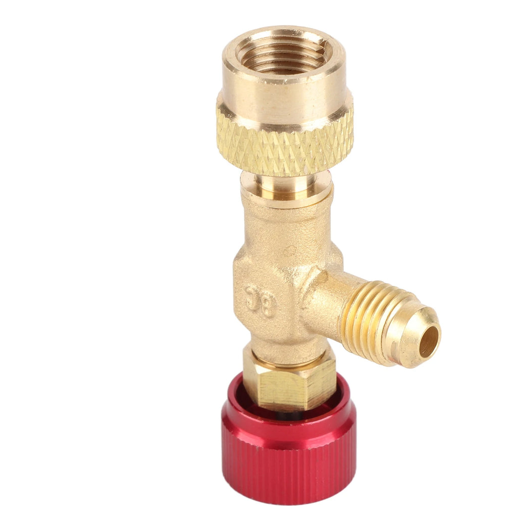 1/4''‑5/16'' Brass Flow Control Valve for Refrigerant Charging Hose R410A HIP