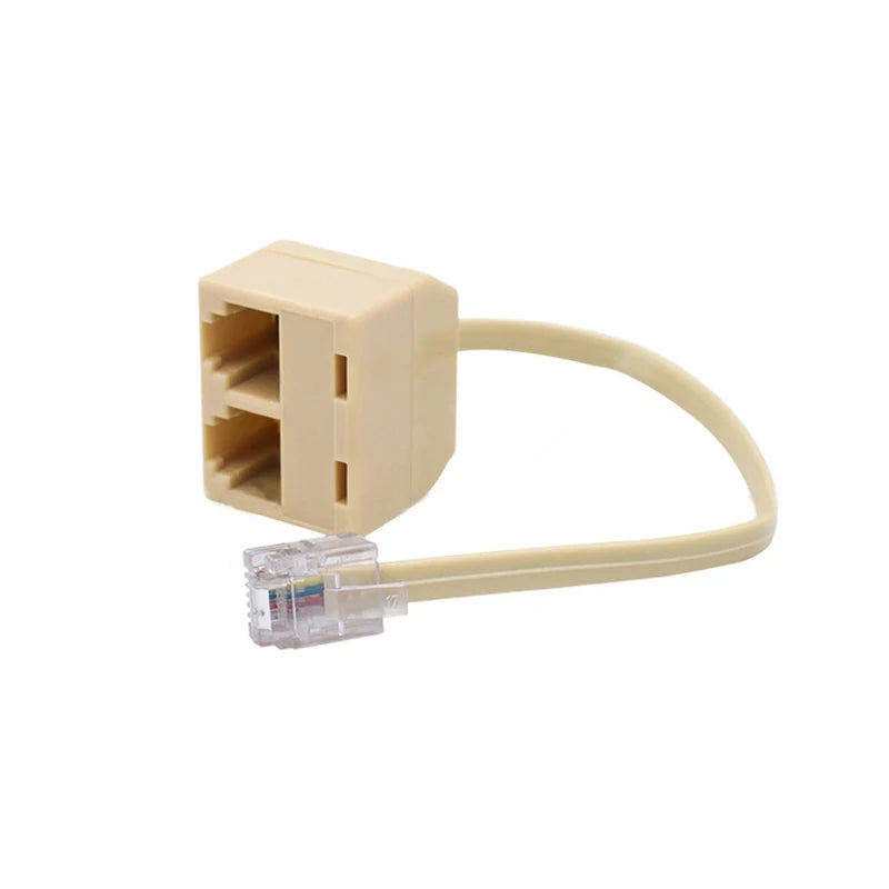 RJ11 6P4C Telephone Splitter 1 to 2 Adapter – OULLX Telephone Line Splitter HIP