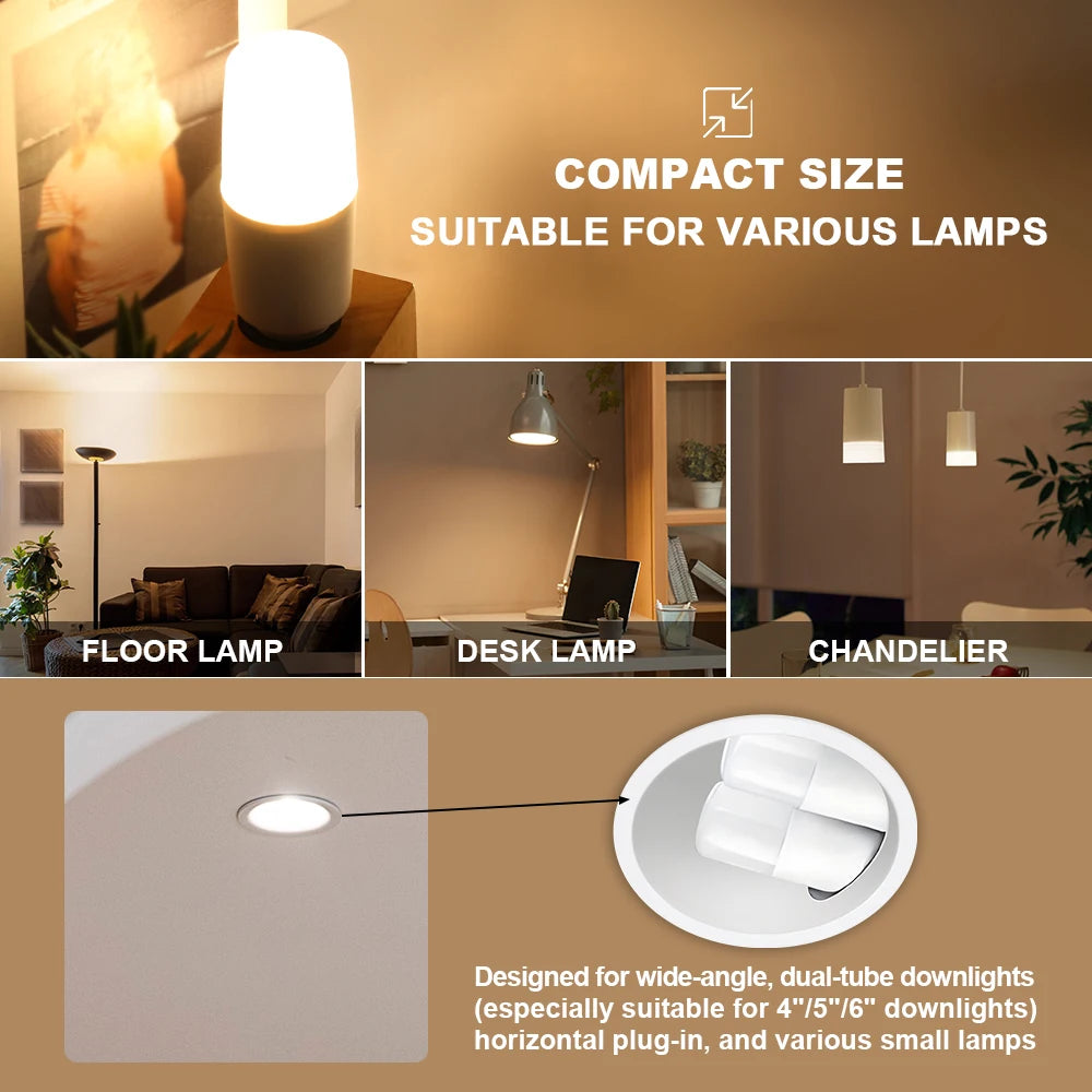 10-Pack E27 LED Globe Bulbs 9W–38W | Energy Saving YNL LED Globe Bulbs HIP