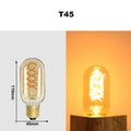 YNL E27 LED Filament Vintage Edison Bulb 4W – A60 ST64 G95 LED Filament Bulb HIP T45 Warm White Yes|4W
