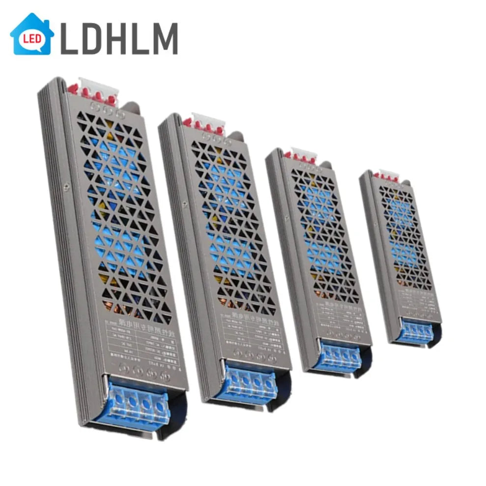 Ultra-Thin 12V 24V Switching Power Supply 60W–400W AC to DC Switching Power Supply HIP