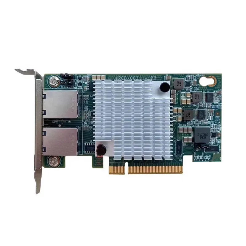 10G Dual Port Network Card X540-T2 PCIe X8/X16 RJ45 for NAS & PC PCIe Network Adapter HIP