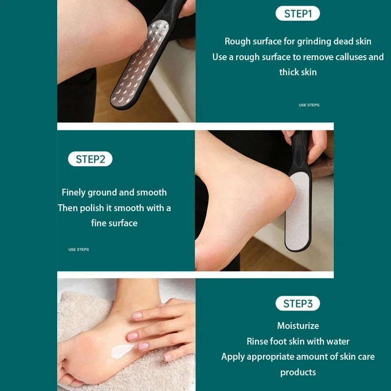 Double-Sided Stainless Steel Foot File – Callus Remover Foot File HIP