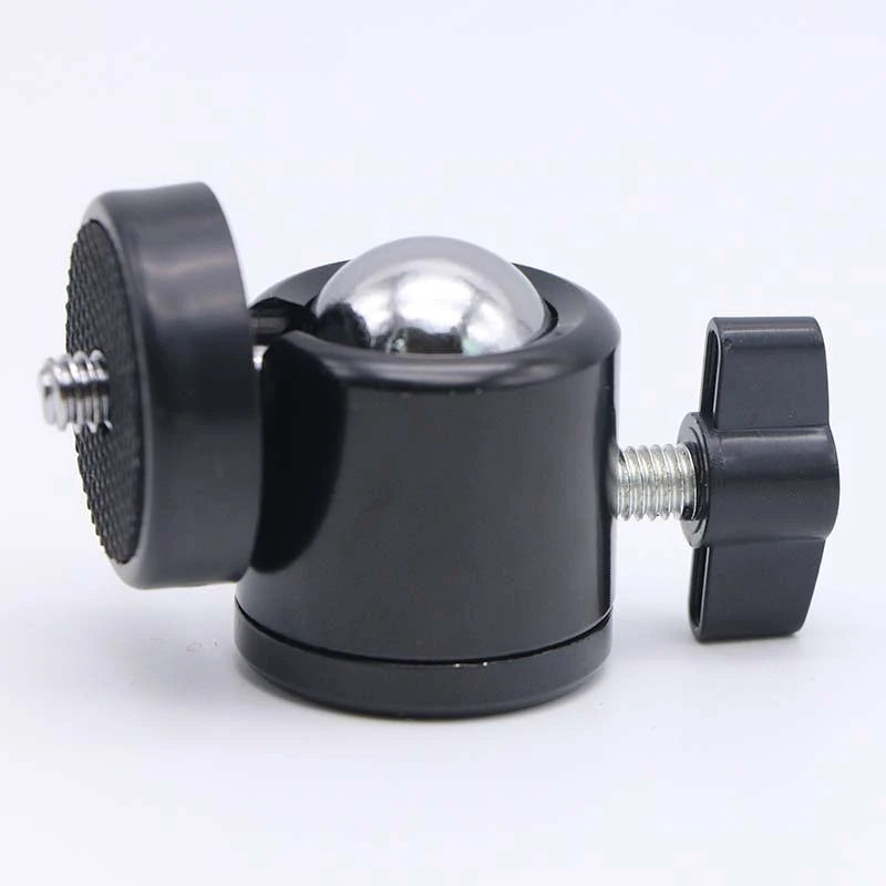 360° Swivel Mini Ball Head – Universal 1/4" Tripod Mount Camera Tripod Mount HIP