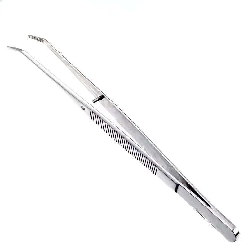Stainless Steel Aquarium Tweezers – Elbow Tongs & Feeding Tool Aquarium Tweezers HIP