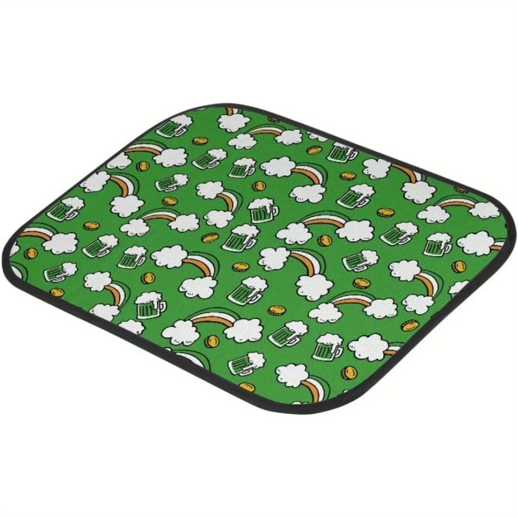 4-Pc Beer Rainbow Print Car Floor Mats – Trucks & SUVs Car Floor Mats HIP