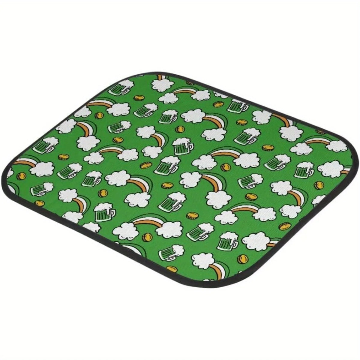 4-Pc Beer Rainbow Print Car Floor Mats – Trucks & SUVs Car Floor Mats HIP
