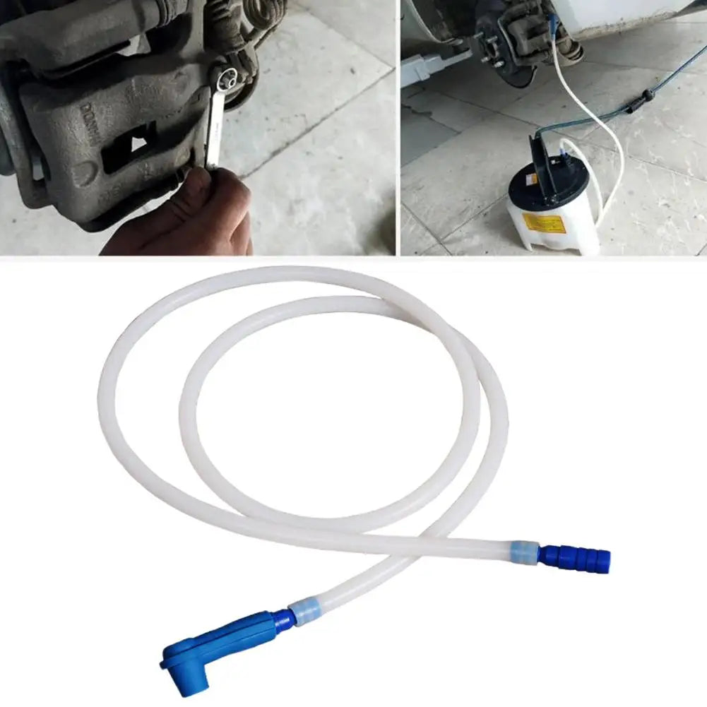 Car Brake Oil Exchange Pumping Connector with 50cm Hose Oil Exchange Pipe Tool Car Brake Fluid Oil Filling Equipment Accessories HIP
