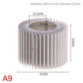 Aluminum LED Heatsink Radiator 20–40mm | 1W & 3W LED Bulbs LED Heatsink Radiator HIP A9