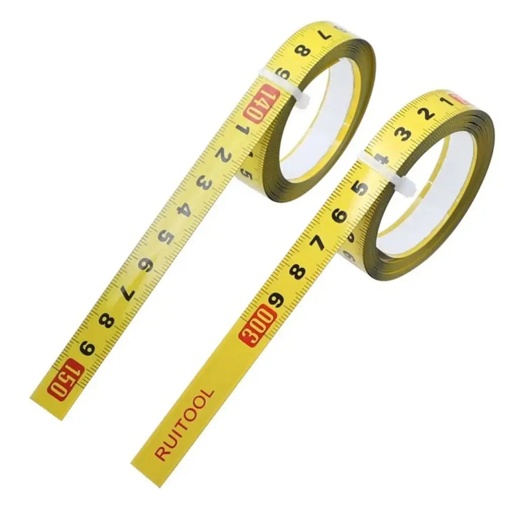Self-Adhesive Stainless Steel Metric Tape Measure 1–5M Adhesive Tape Measure HIP