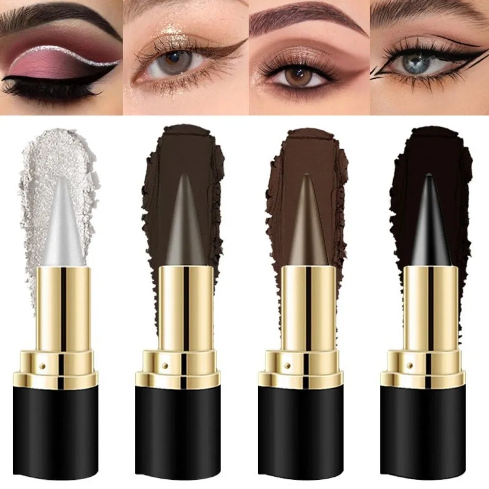 Tapered High Pigment Creamy texture Eyeliner Stick Sweat Proof Pencil Daily Makeup Multifunctional Eyeliner Gel Lip&Eyes Pen HIP