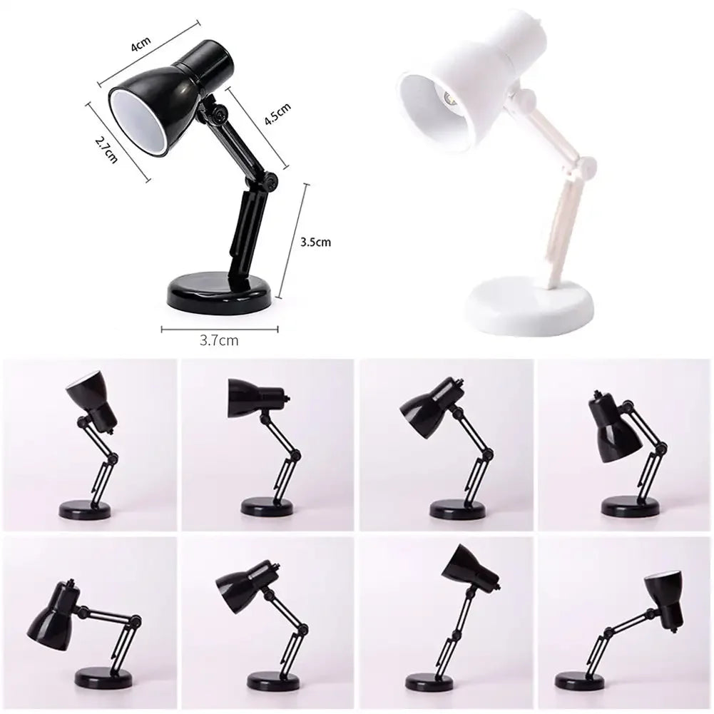 Mini Book Light Foldable LED Table Desk Book Reading Lamp for Home Room Computer Notebook Laptop Night Lights Eye Protections HIP