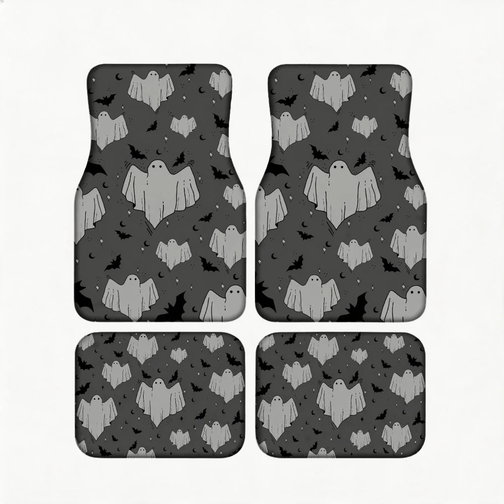 4-Piece Halloween Horror Car Floor Mats – Universal SUV & Car Fit Car Floor Mats HIP 1