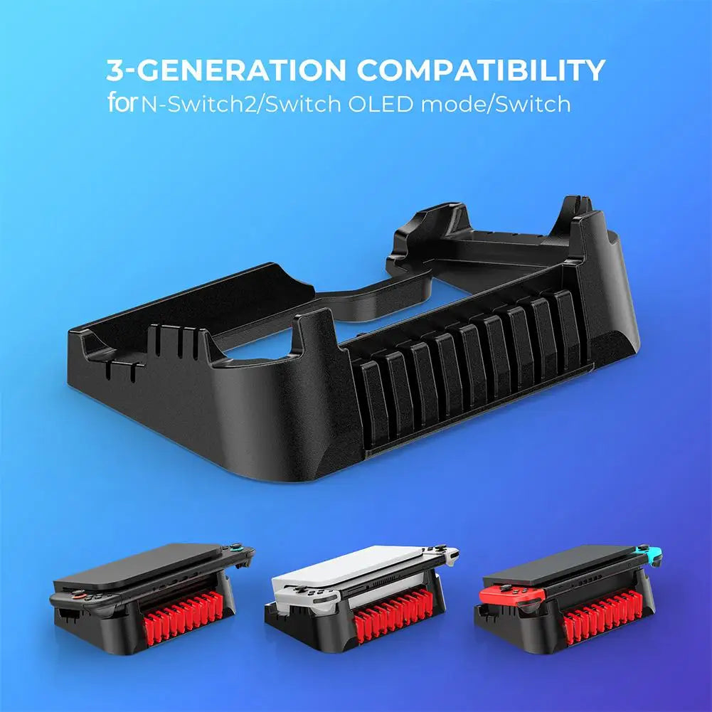 For Switch 2/Switch/OLED Stand Base Game Cartridges Integrated Storage Protecting For Switch 2/Switch/OLED Storage Stand HIP