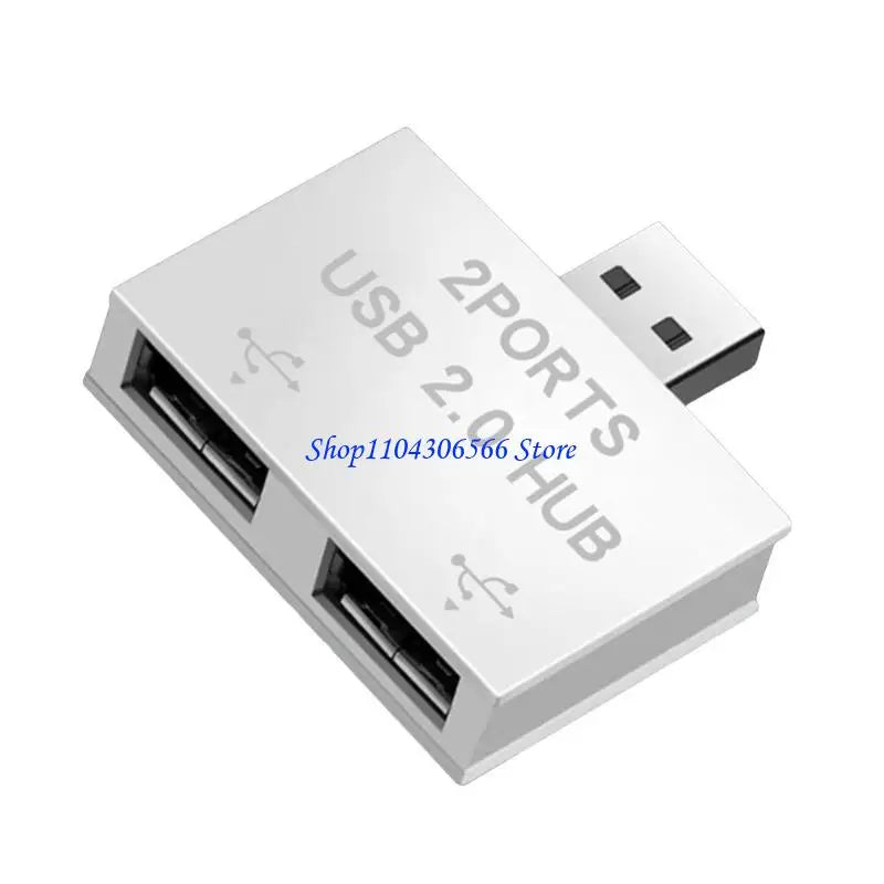 USB 2.0 Male to Dual Female Y Splitter Hub & Charging Adapter USB Splitter Hub HIP
