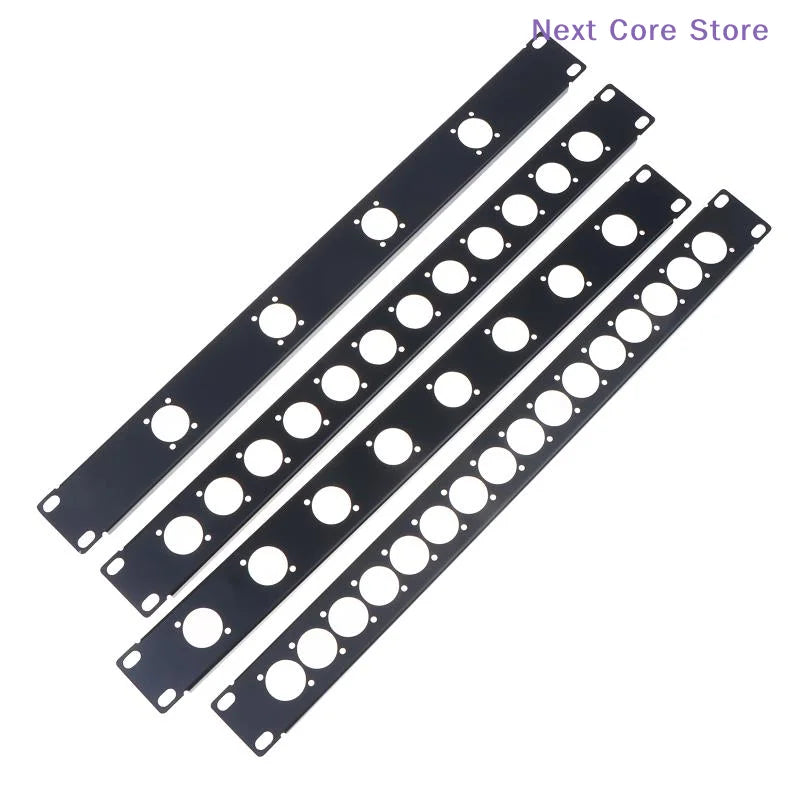 1U Rack Patch Panel 4–16 Way XLR Connector Mount | Metal Rack Patch Panel HIP