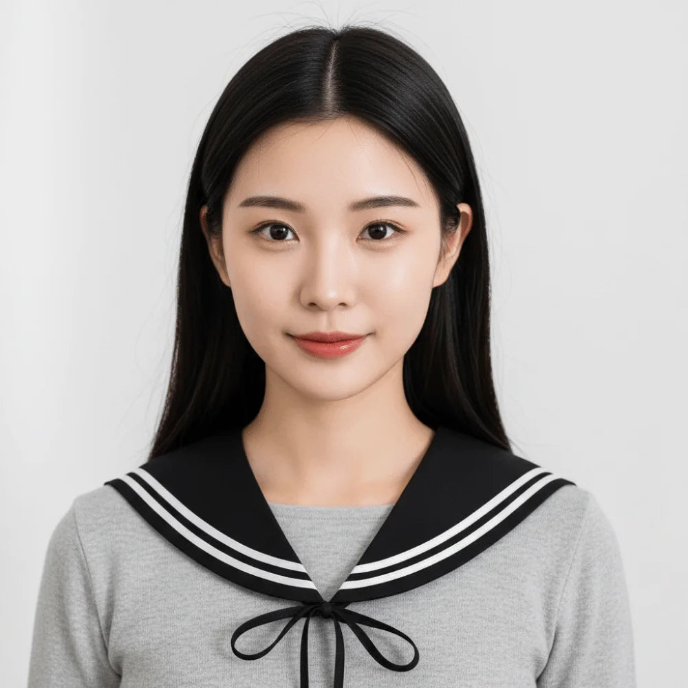 Striped Sailor Fake Collar – Detachable Scarf Shawl Wrap Detachable Fashion Collar HIP