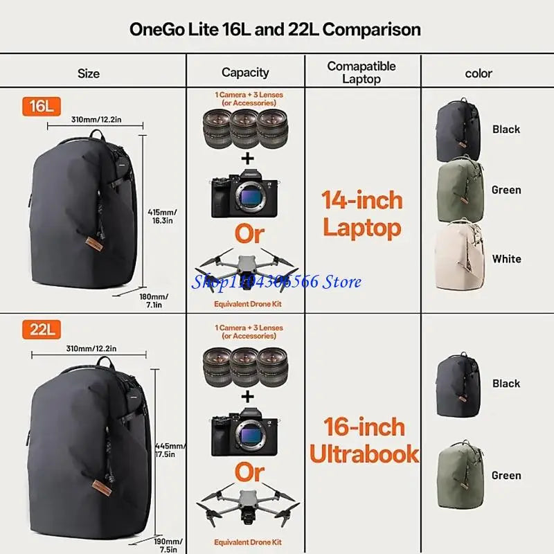 Minimalist DSLR Camera Backpack – Hard Shell Compartment Camera Backpack HIP