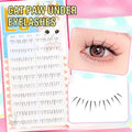 Large Capacity Segmented Lashes Transparent Black Band Sunflower False Eyelashes Natural Soft Fairy Style for Effortless Volume HIP 02