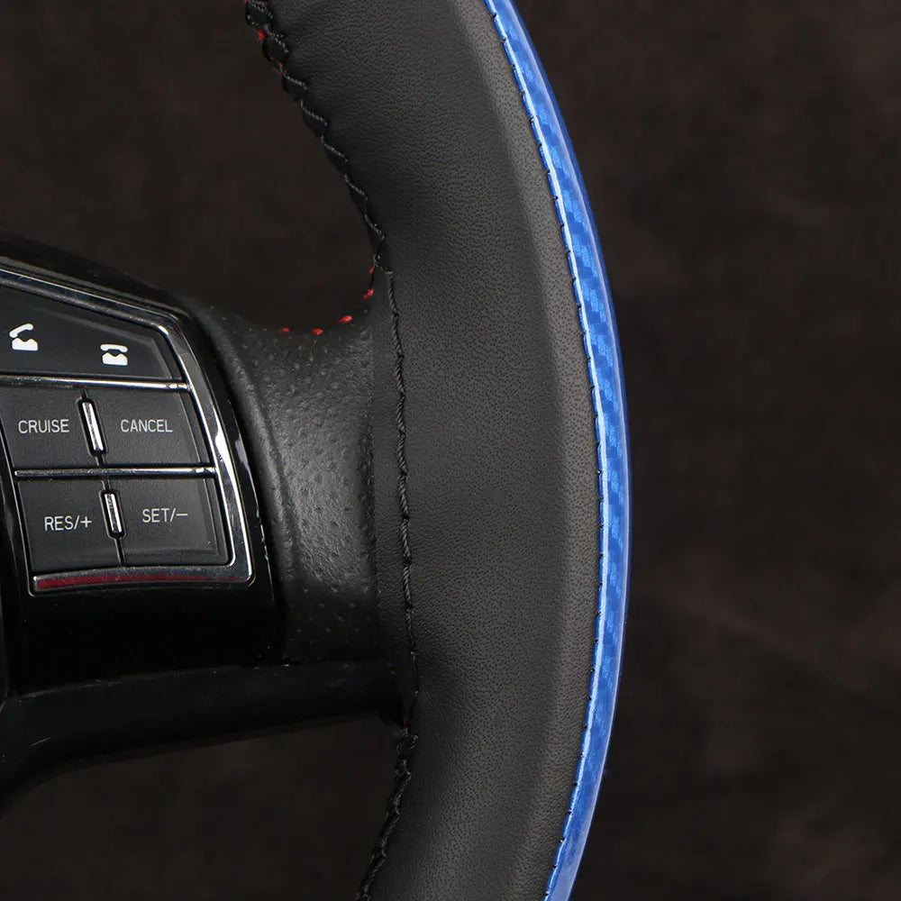 Carbon Fiber Leather Steering Wheel Cover – 38cm Universal Steering Wheel Cover HIP