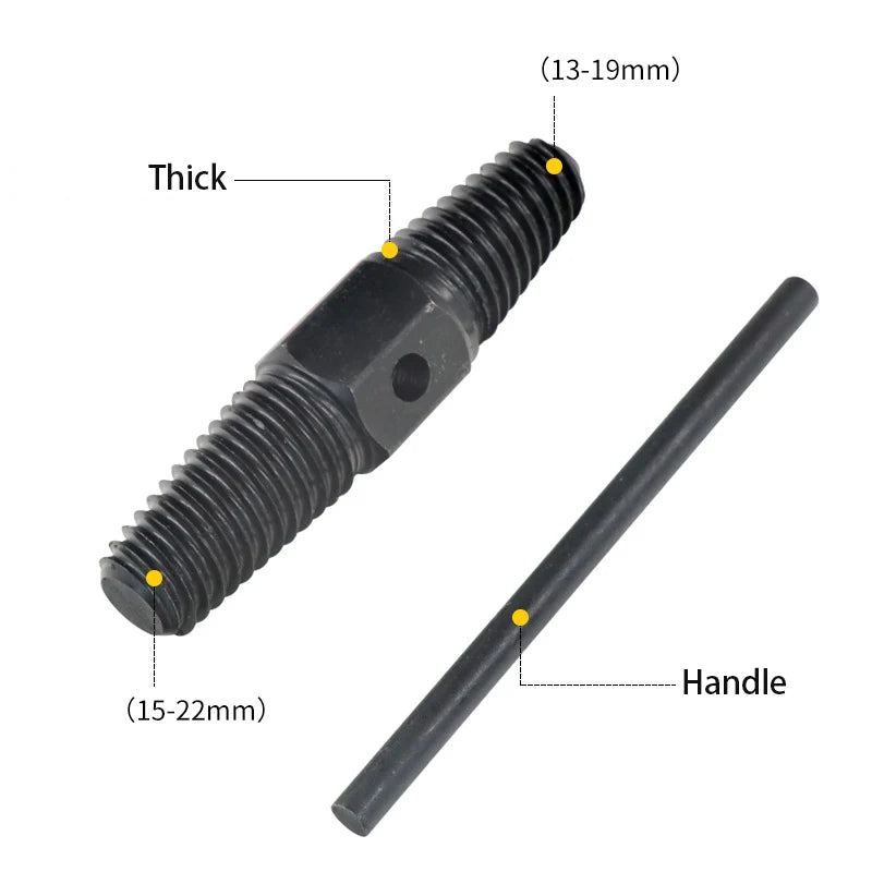 Double Head Screw Extractor & Bolt Remover Set | Thread Repair Screw Extractor Set HIP
