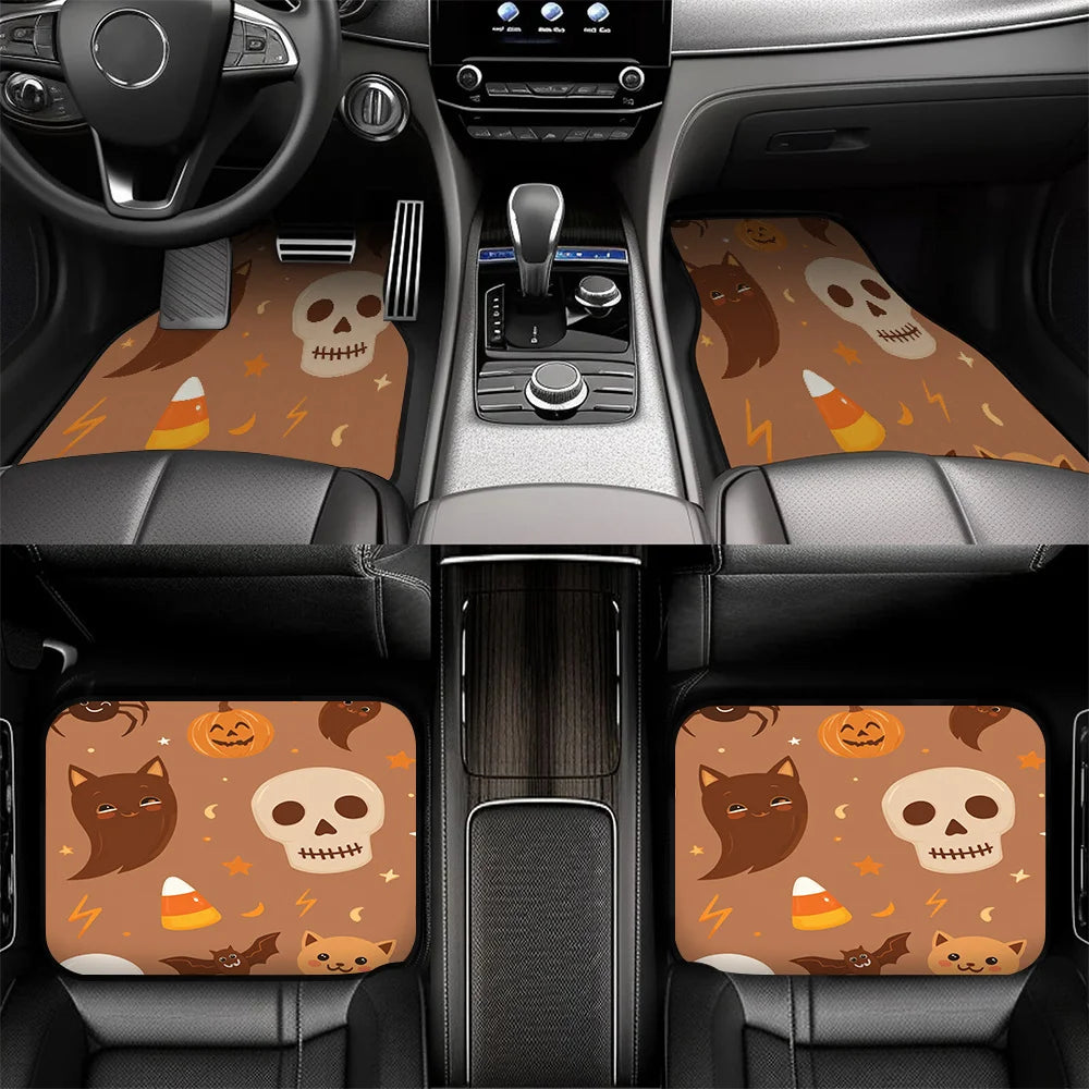 Set of 4 Black Car Floor Mats – Easy Clean, Commercial Use Car Floor Mats HIP