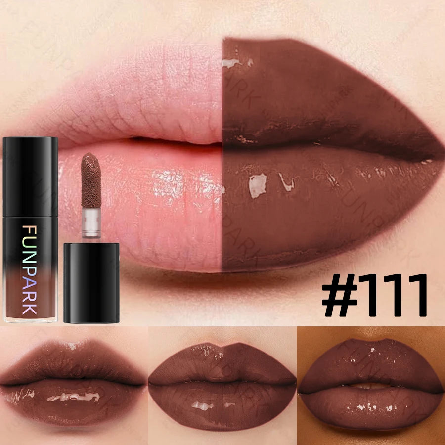 1PC Moisturizing Lip Gloss 15 Color Lip Blam Lip Oil for Lips Long Lasting Liquid Pink Red Makeup Gifts Lip Glaze High Pigment HIP 111
