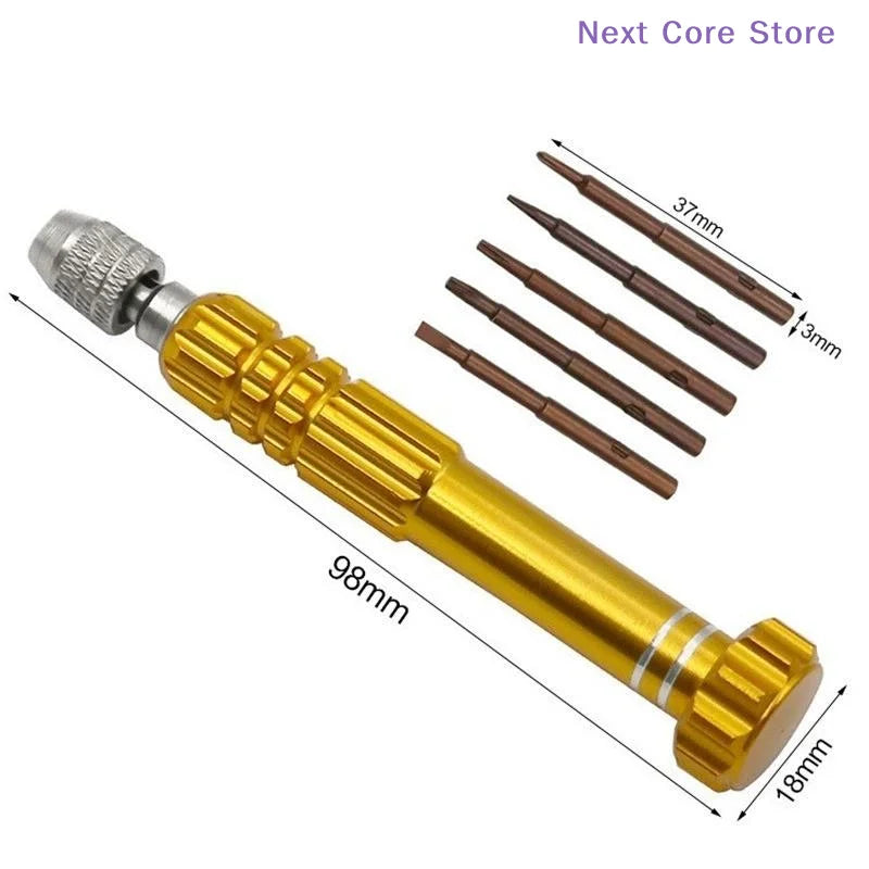 5-in-1 Mini Precision Screwdriver Kit – Phone & Eyeglass Precision Screwdriver Kit HIP